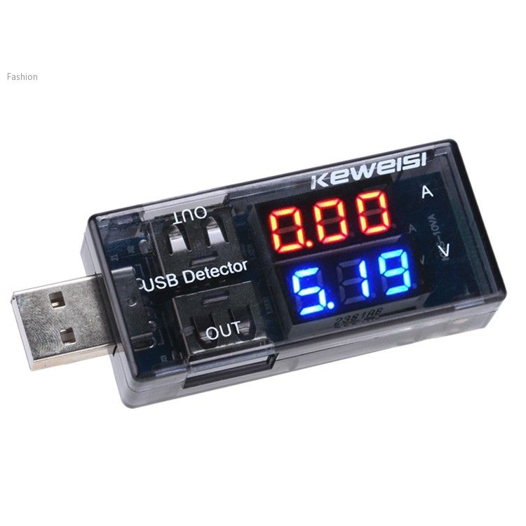 1PCS USB cargador doctor Voltímetro Amperímetro AMP detector comprobador de tensión L