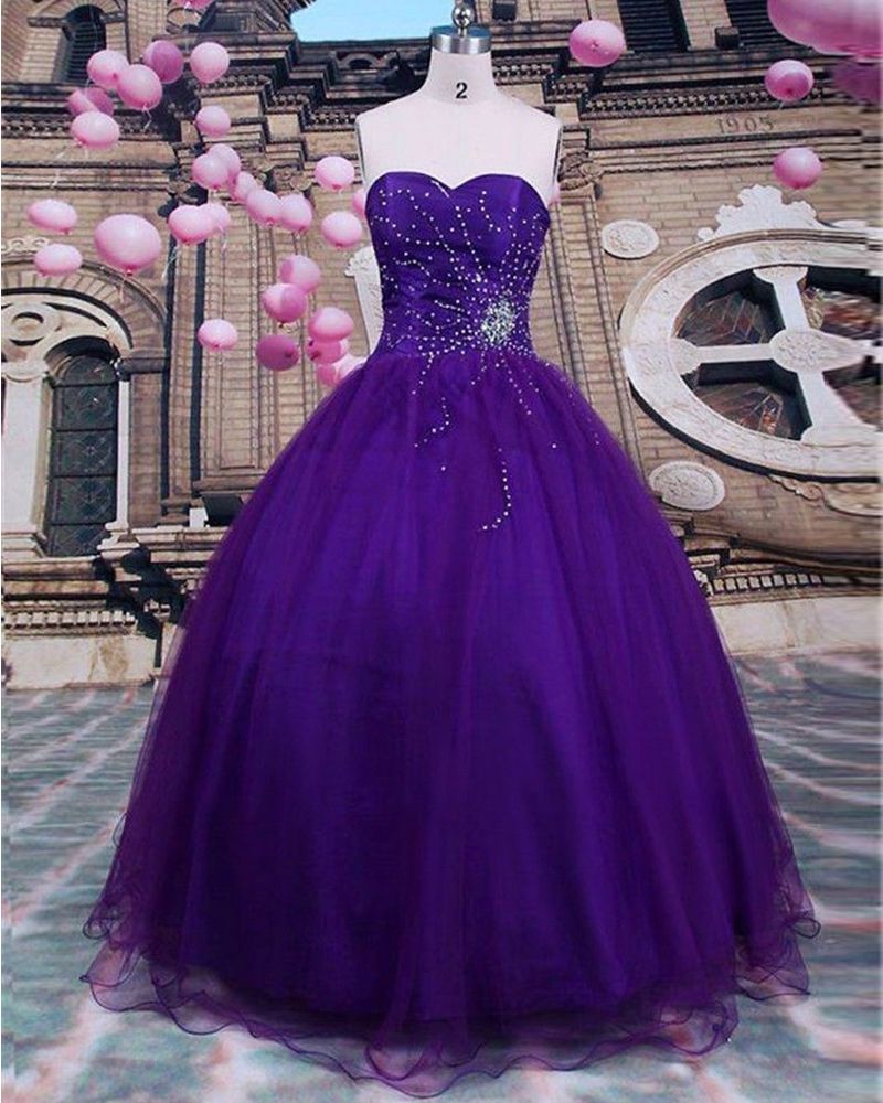 vestido debutante roxo