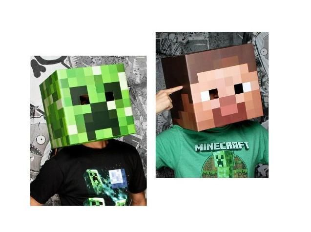 мастер класс в стиле майнкрафт. как сделать маску майнкрафт. маска из майнкрафта из картона. маски майнкрафт шаблоны. как сделать маску майнкрафт.