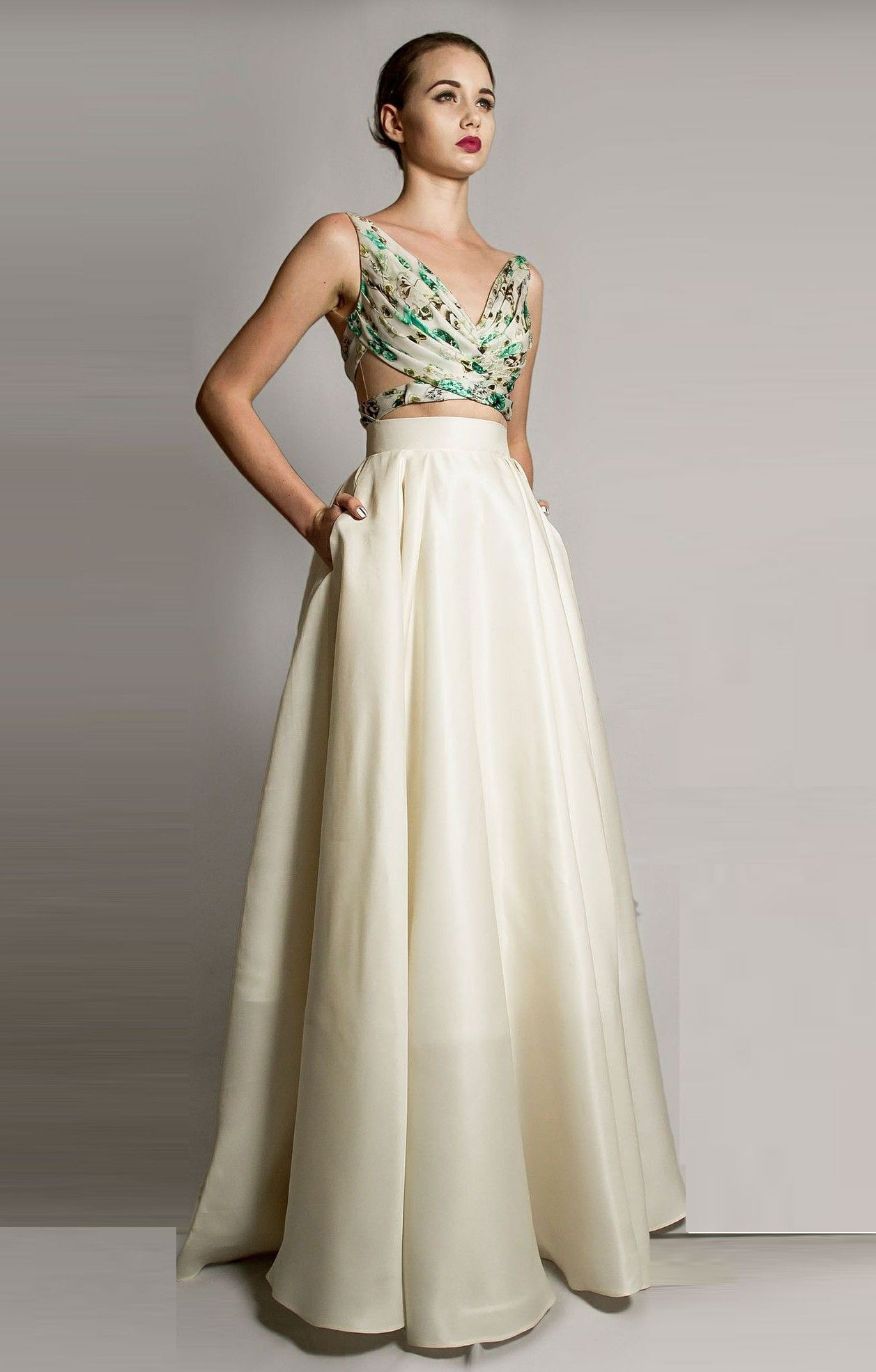 elegant skirt and top