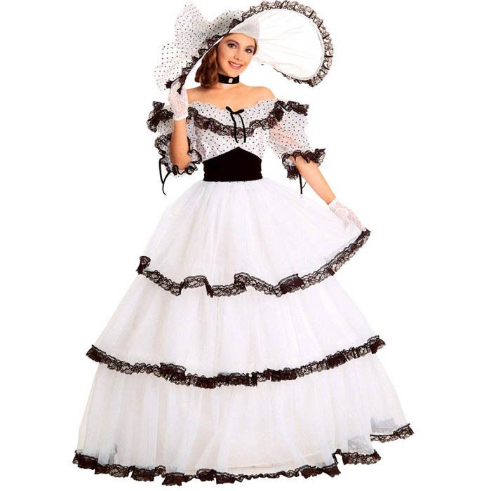Southern Belle Disfraz Halloween Vestido de fantasía