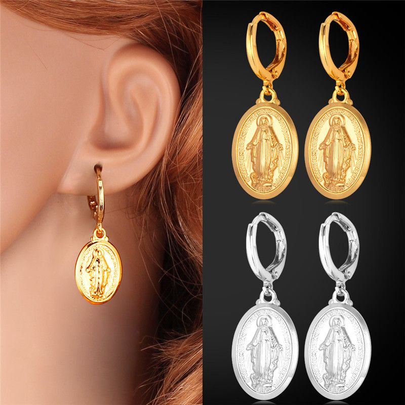 women's hoop earrings gold