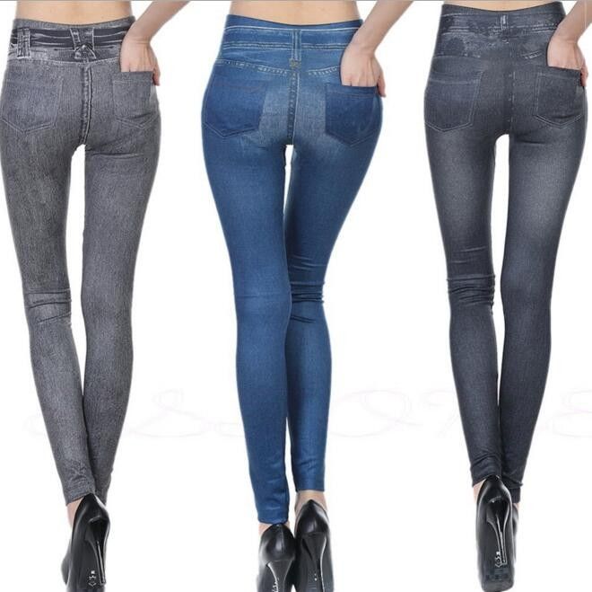 Acquistare Vendita Calda Slim Leggings Donna Jeggings Con Tasche Reali 2016  Nuovi Leggings Jeans Faux Ladies Fashion Legging Pantaloni Sportivi  Pantaloni XXL Economico | Consegna Veloce E Qualità | It.Dhgate