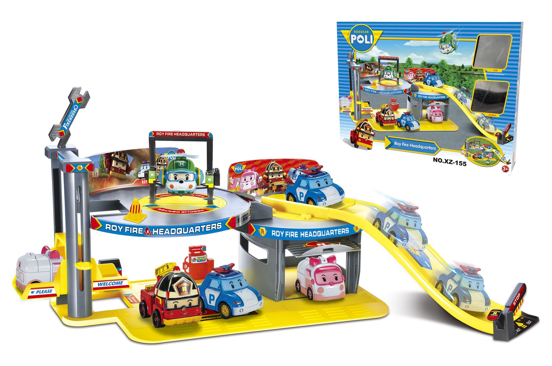 Робокар Поли Robocar Poli трек парковка гараж
