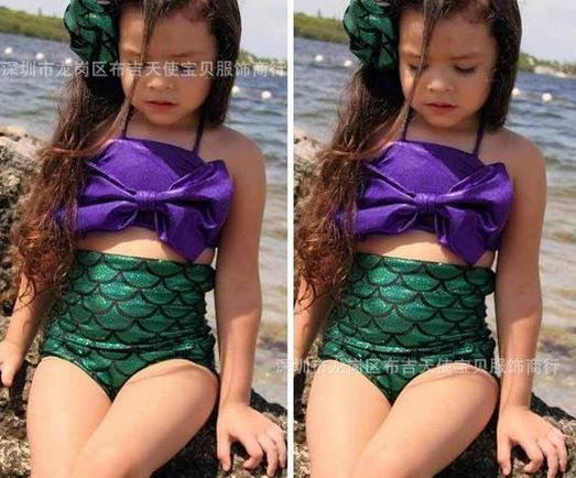 childrens mermaid swimming costume
