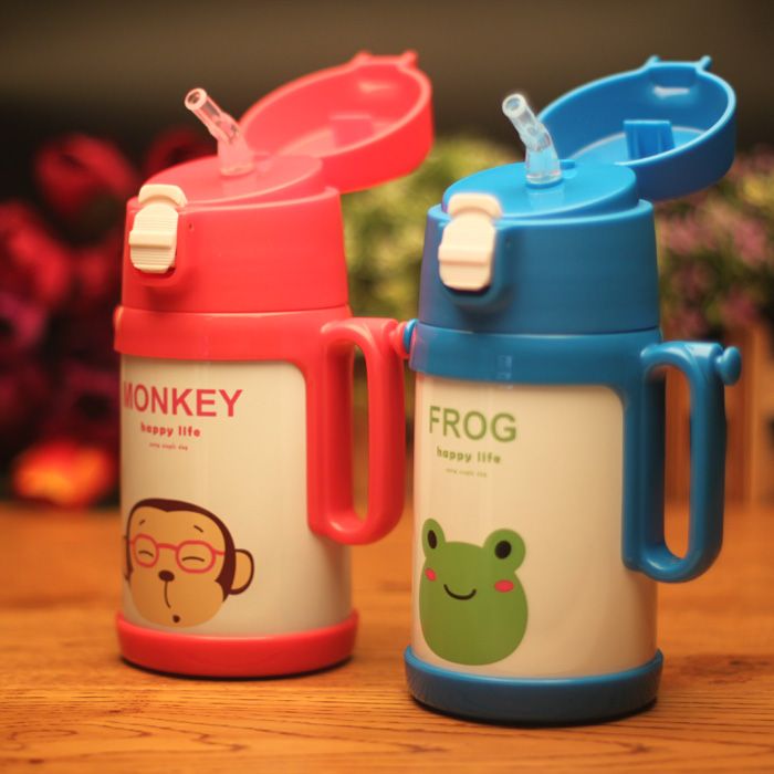 steel water bottle for kids with straw