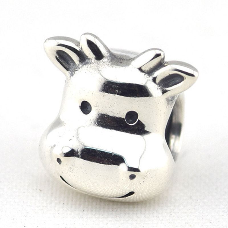 Charm for Pandora 925 Sterling Silver Cow Charm 