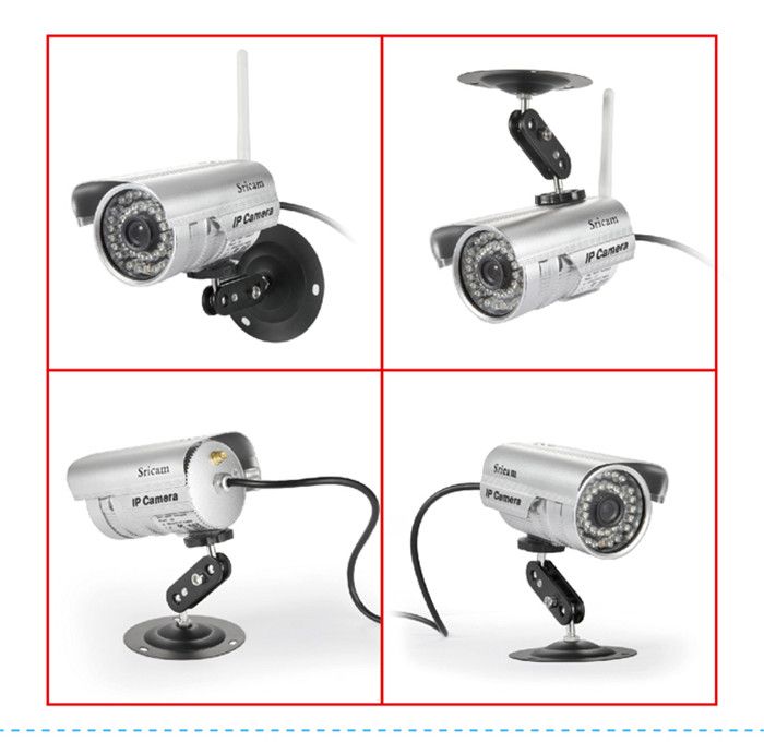 Scricam AP003 P2P Outdoor IP Camera Wireless MJPEG,Security Day/Night