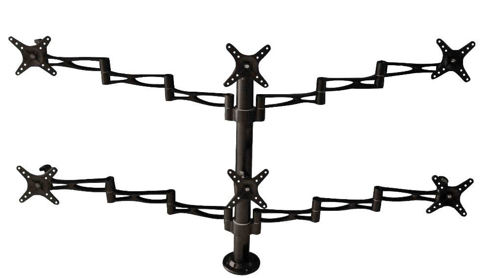 Soporte universal para monitor de 6 lcd Soporte para monitor ajustable Soporte para