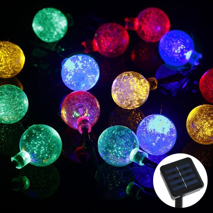2018 Outdoor Waterproof 20 Led Bubble Bulbs Solar String Fairy 2018 Outdoor Waterproof 20 Led Bubble Bulbs Solar String Fairy Lights For Festival Decoration Lamp From Y Girls 316 59 Dhgate Com