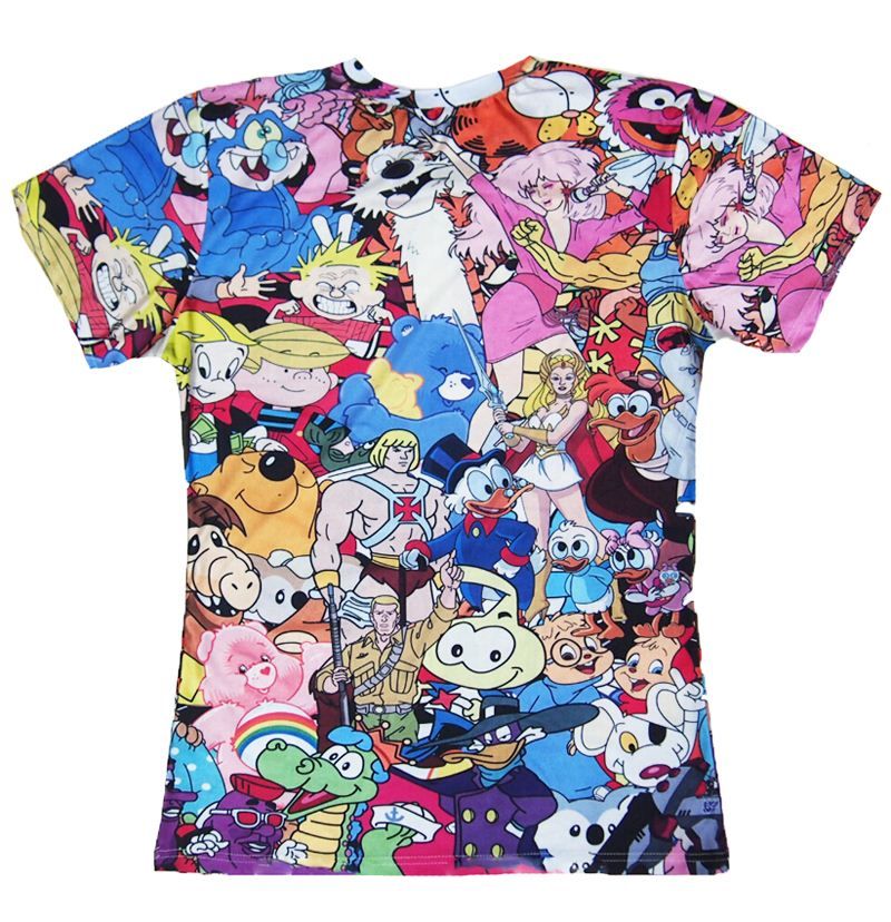 w1216 Totally 80s Cartoon T-Shirt ThunderCats Alvin the Chipmunks Character 3d t shirts Women Men w1216 Totally 80s Cartoon T-Shirt ThunderCats Alvin the Chipmunks Character 3d t shirts Women Men
