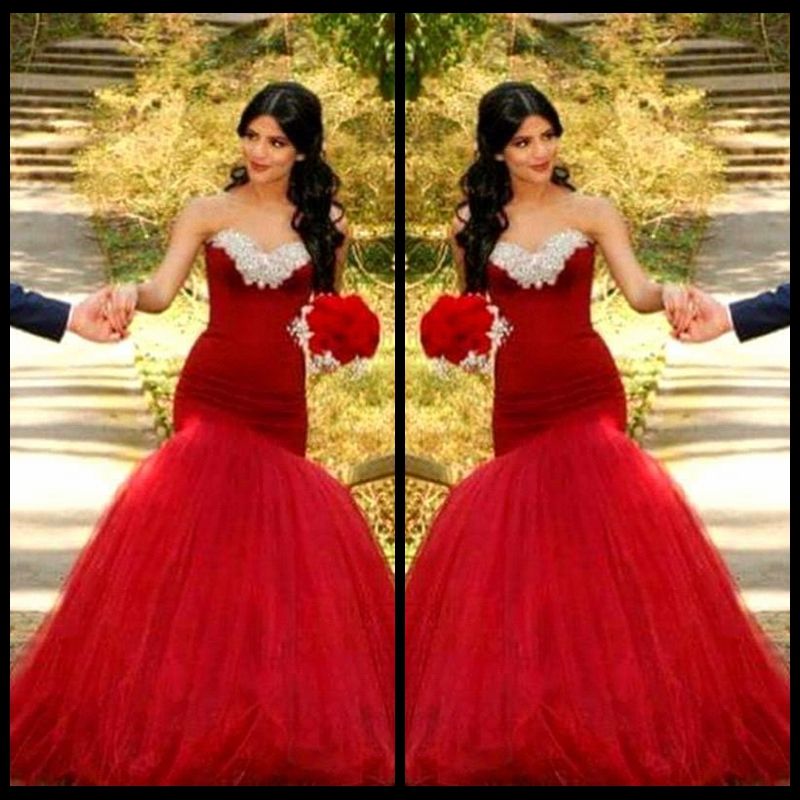 vestido de noiva vermelho 2015