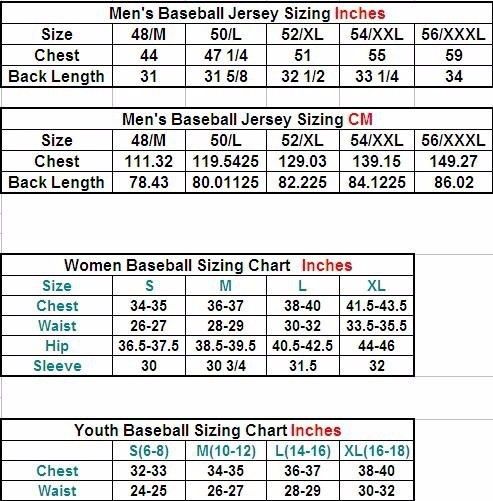 Dhgate size chart jerseys Clearance