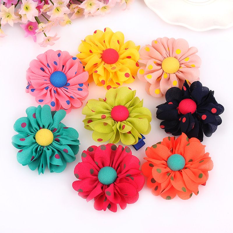 flowers with clips