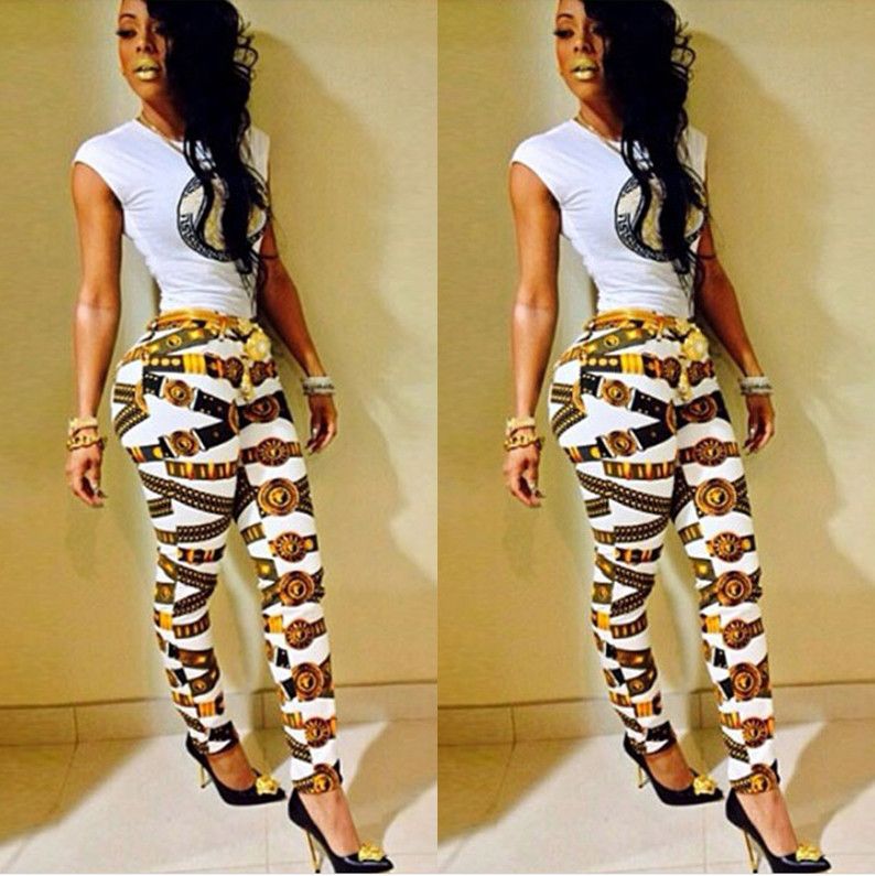 white and gold jumpsuit