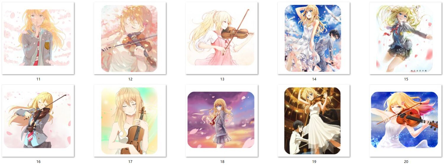 Hot Anime Your Lie In April Characters Kaori Miyazono Mouse Pad Hot Anime Your Lie In April Characters Kaori Miyazono Mouse Pad