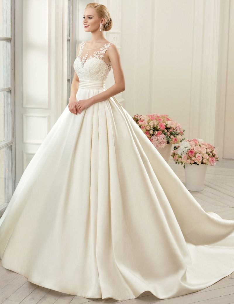 best a line wedding dresses