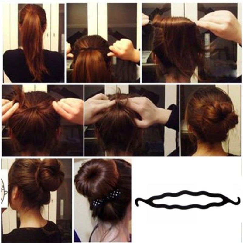 Magic Hair Pony Tail Maker Plastic Hair Styling Bun Maker Shaper
