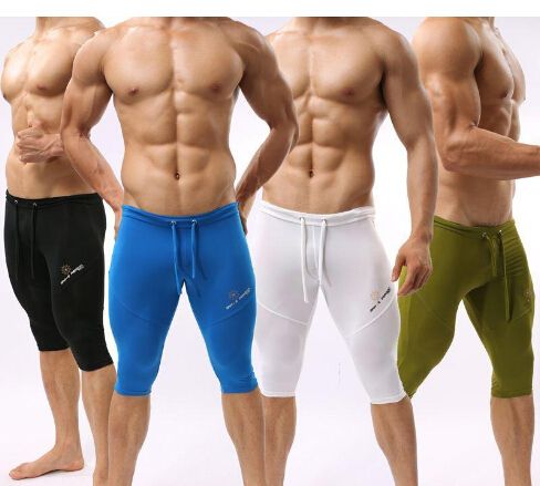 mens tight yoga shorts