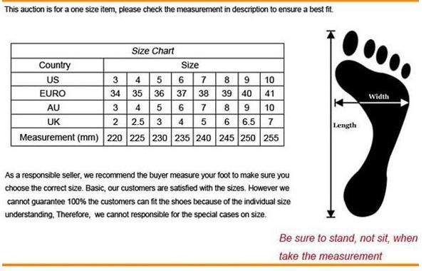 convert size 36 to us shoes