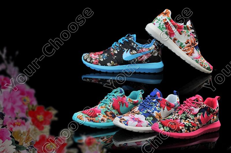 floral running shoes