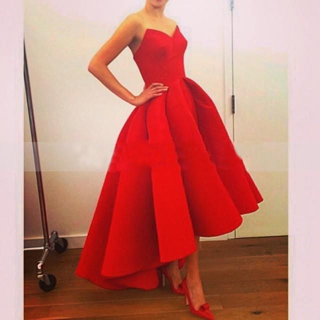 bright red wedding dresses