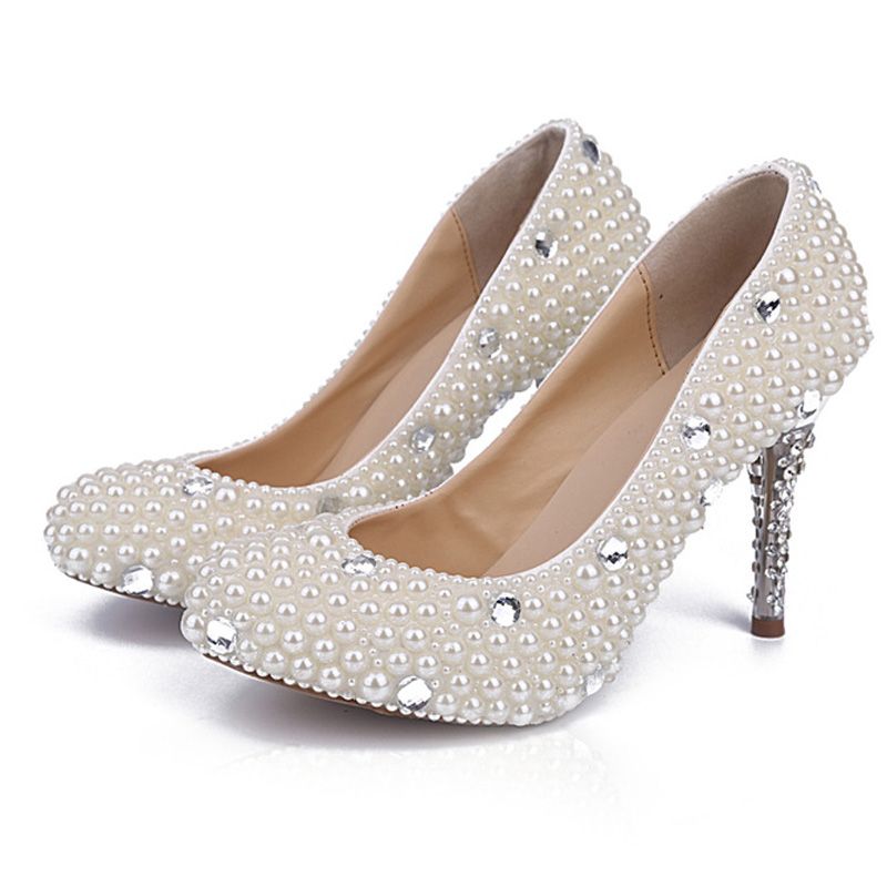 white 3 inch heel shoes