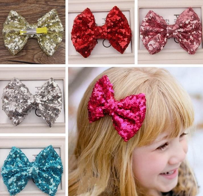 bowknot hair clips