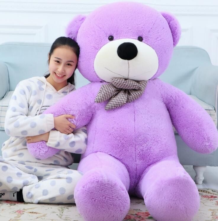 life size rainbow teddy bear