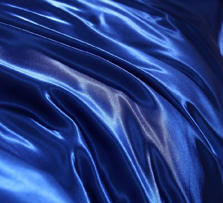 Royal Blue Bedding Set Silk Fitted Bed Sheets Satin Super King Size Queen Quilt Duvet Cover Double Bedspreads Doona Blue And Gray Bedding Grey And Blue Bedding From Grpei 103 48 Dhgate Com