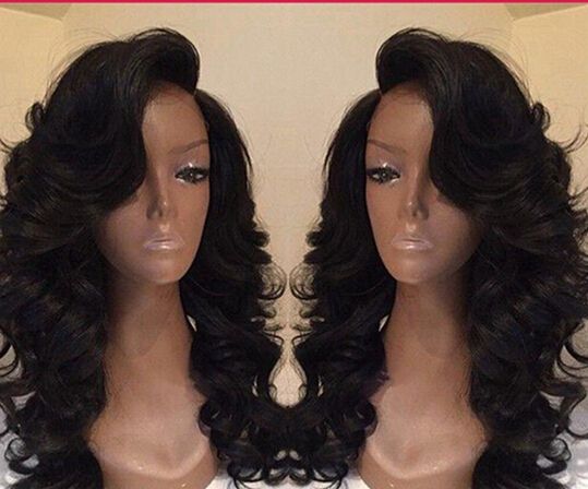 Fashion Beauty Sexy Long Wavy Black Synthetic Hair Cosplay Full