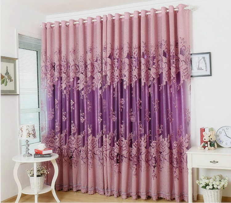 2019 Luxury Voile Curtains Blackout Curtains For Living Room