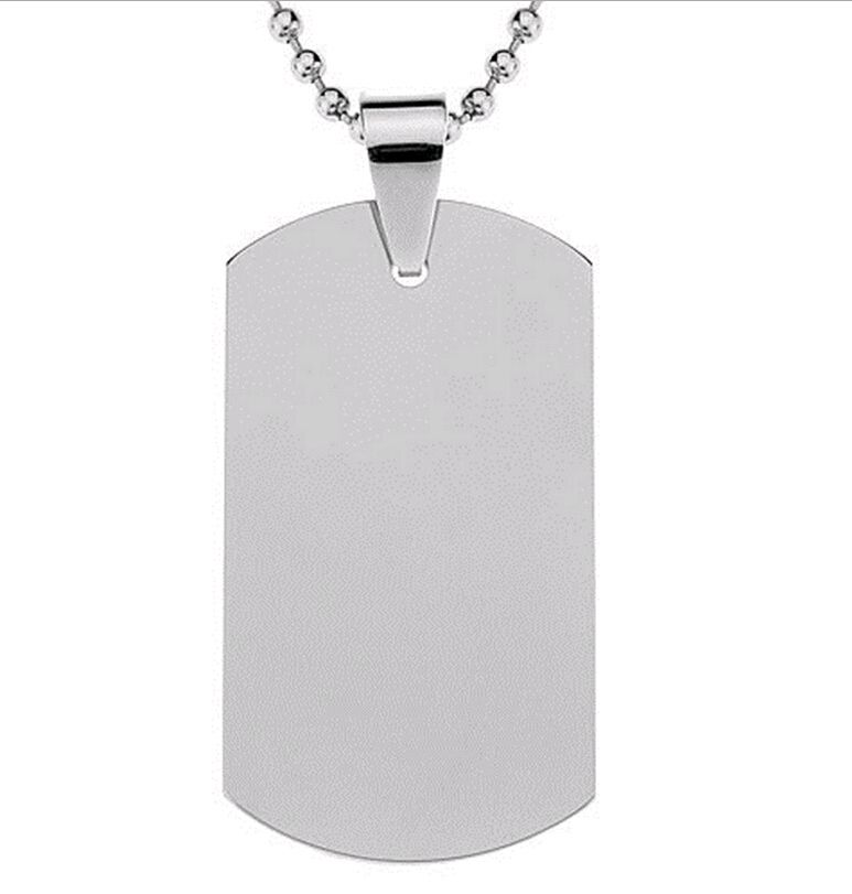 Blank stainless steel dog tags Clearance
