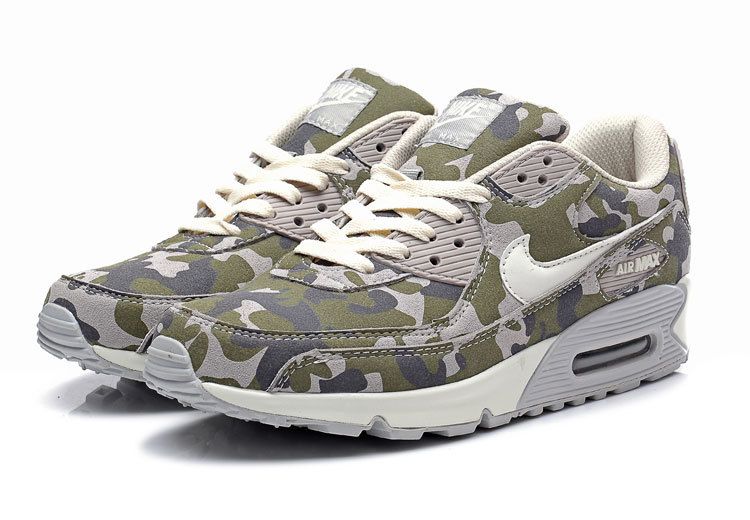 plátano vacunación Adversario Nike Air Max 90 hombres en camuflaje zapatos corrientes militares, zapatos  al aire libre a estrenar