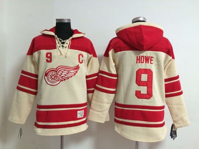 red wings jersey moletom com capuz
