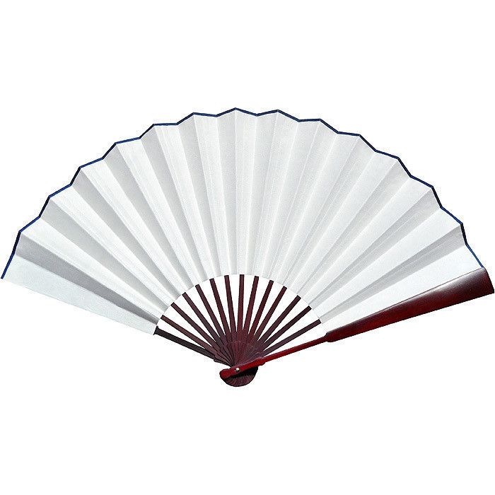 plain white hand fans