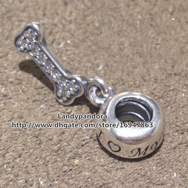 pandora i love my dog charm