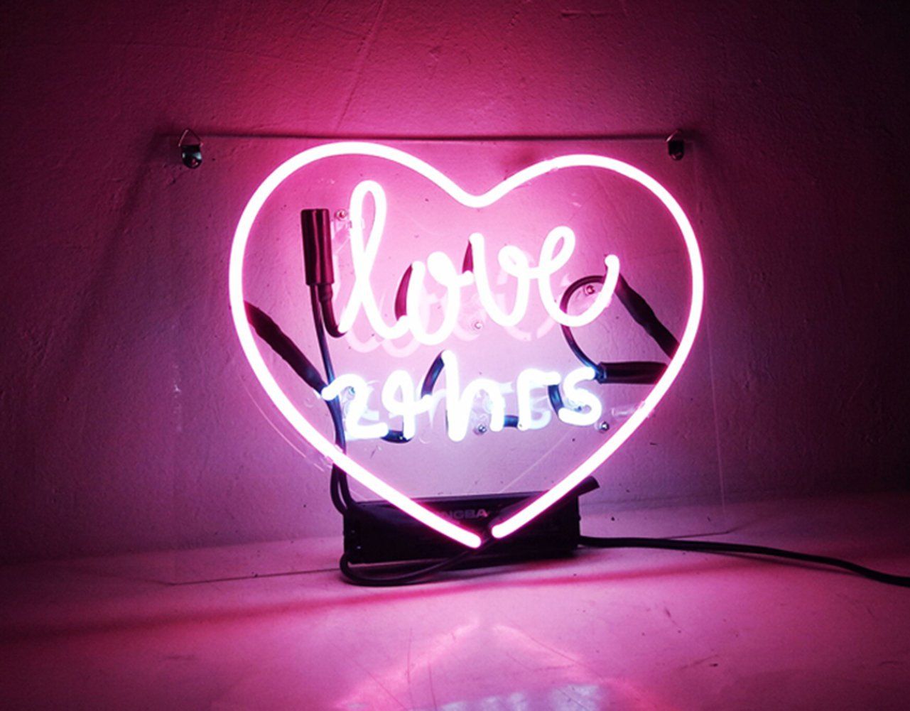 Compre Letrero De Neón Amor 24 Horas De Luz Para El Dormitorio Bar