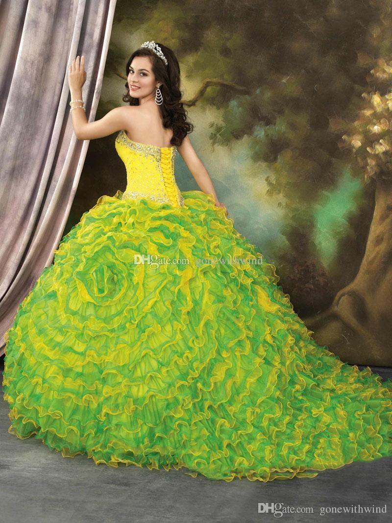 Royal Blue Puffy Princess Wedding Dresses 2017 Vestido De Noiva Ruffled