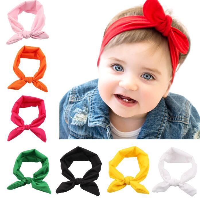 Acheter Pas Cher Enfants Lapin Oreille Bandeau Foulard Cheveux Bandeau Coton Arc Elastique Noeud Bandeau Lapin Bebe Enfants Cheveux Accessoires Du 0 63 Fr Dhgate
