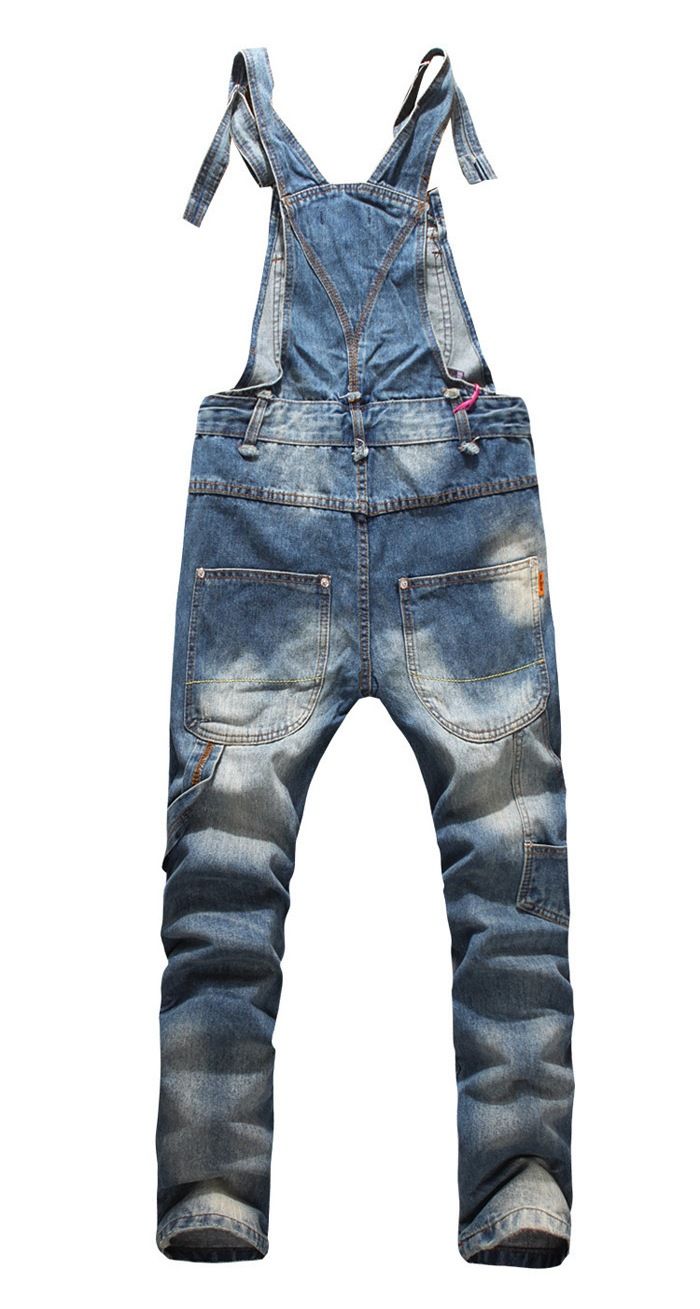 mens ripped overalls