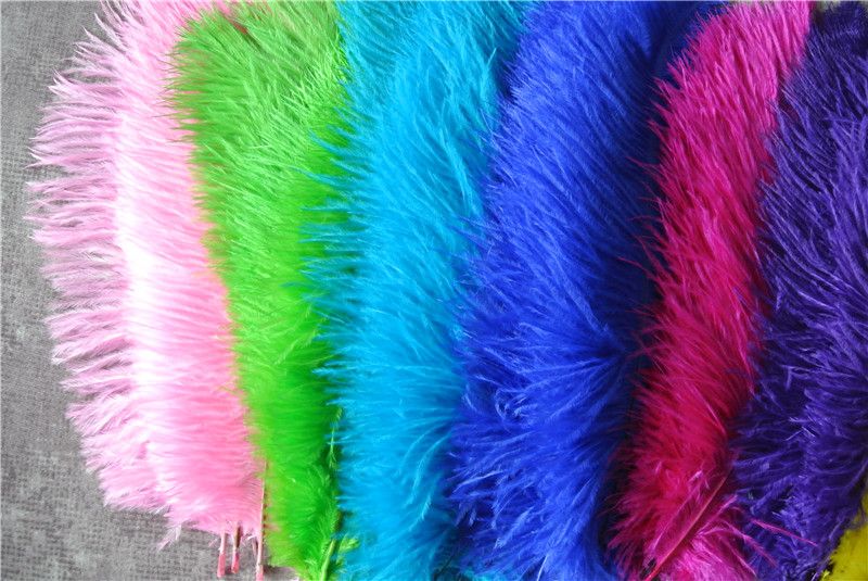 100pcs Quality Sky-blue Ostrich Feathers For Wedding Decorations 12~14 inch 100pcs Quality Sky-blue Ostrich Feathers For Wedding Decorations 12~14 inch