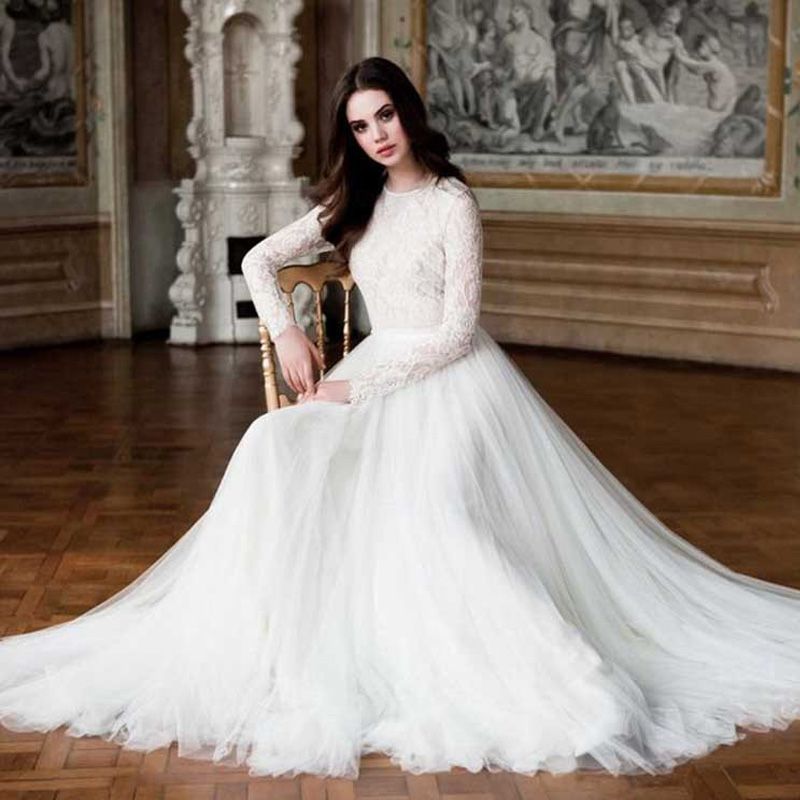 gorgeous modest wedding dresses