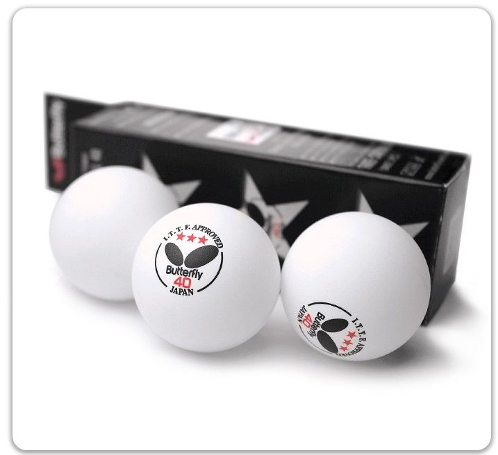 2020 3boxes Butterfly 3 Stars Table Tennis Balls Celluloid 40mm