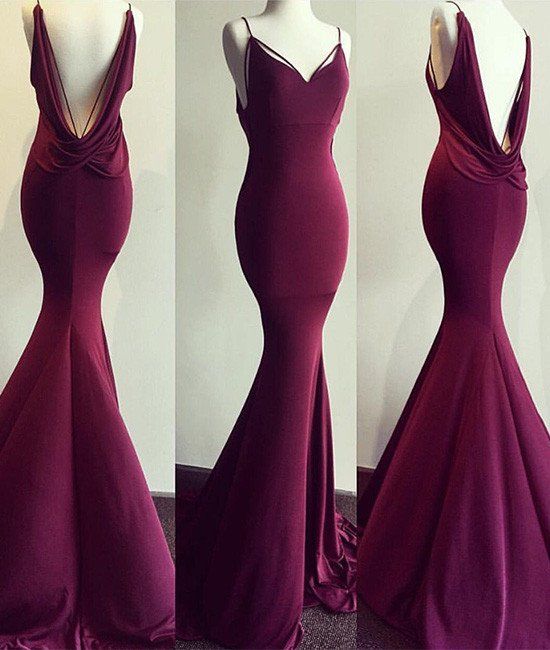 low cut back dresses