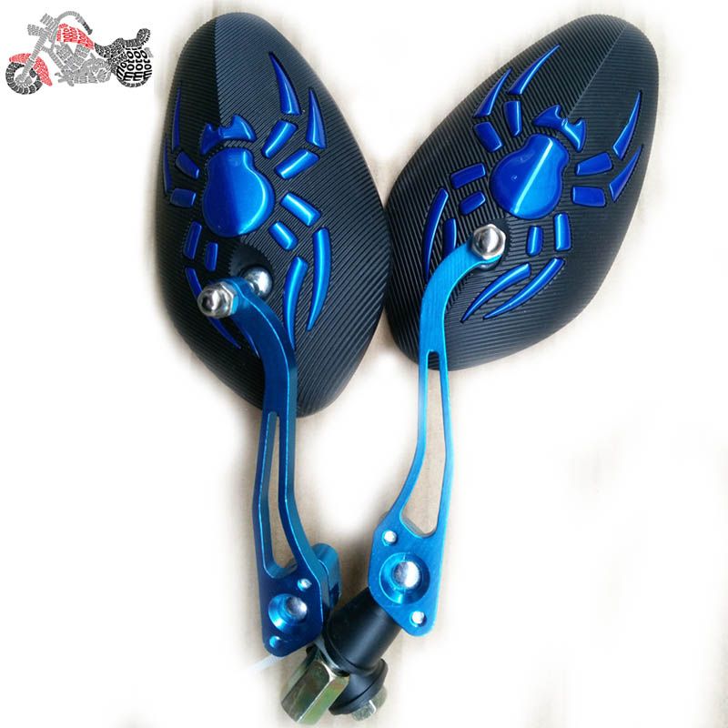 Retroviseur personalizado chopper espejos motor spiegels espejos retrovisores motos barra final lado retrovisor bicicleta