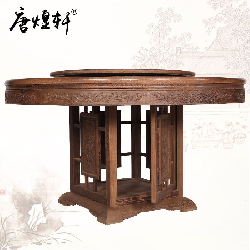 2019 Antique Gany Furniture Wenge Wood Table Round