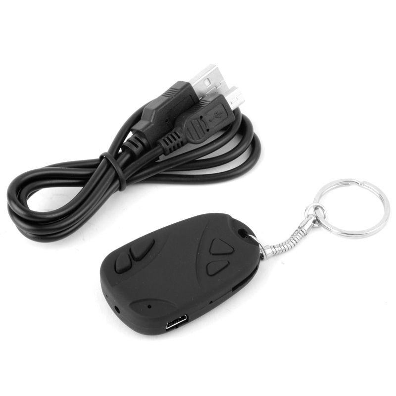 MINI Spy Car Key Hidden Camera 808 KeyChain Digital Cam Chain DV DVR
