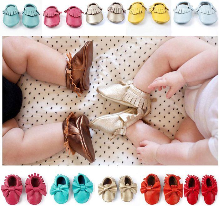 fringe baby shoes