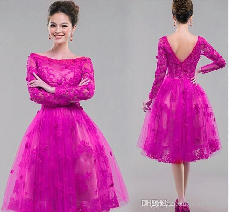 Fuschia Cocktail Dress